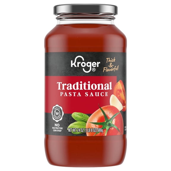 Kroger Classic Tomato Traditional Pasta Sauce 24 oz - Pack of 1