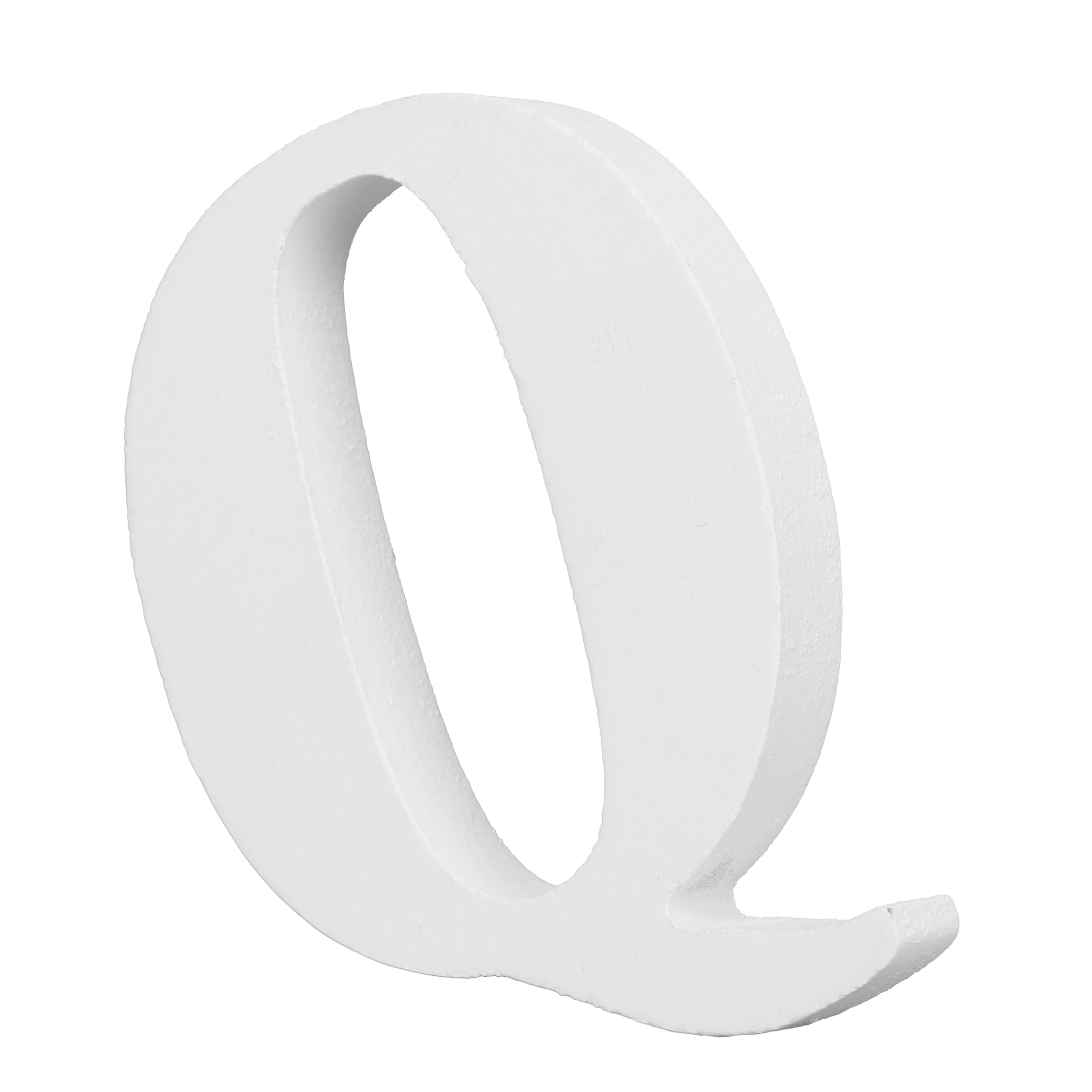 (3 pack) Cousin DIY 3" White Wood Letter Q