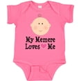 thumbnail image 3 of Inktastic Me Memere Loves Me Grandchild Girls Baby Bodysuit, 3 of 5