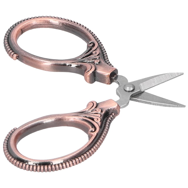 Stainless Steel Sewing Scissors Embroidery Thread Tailoring Scissors Portable Ergonomic Design for Home Travel DIY Craft