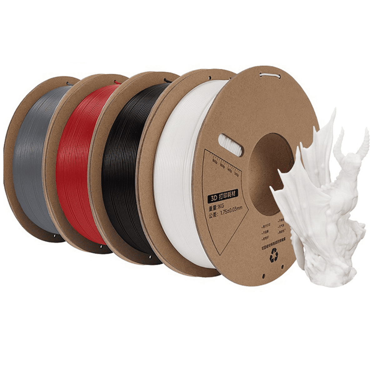3D Printing Supplies PLA Supplies 1.75mm/1KG 3D Printer Filament 1KG Spool 3D Printer Accessories,Brown,1 Roll Of 3D Printing Spool,Brown