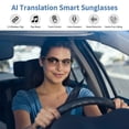 thumbnail image 4 of 2025 Unisex AI Translation Smart Glasses | 160+ Languages | Photochromic Lenses & HD Audio, 4 of 9