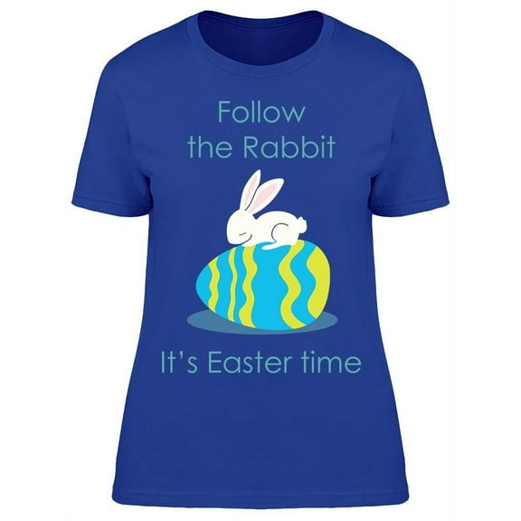 Cute Sleeping Rabbit T-Shirt Women -Image by Shutterstock, Female 3X-Large