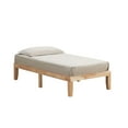thumbnail image 6 of Gymax 14'' Twin Size Wooden Platform Bed Frame w/ Strong Slat Support Natural, 6 of 8