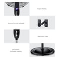 thumbnail image 3 of Ventilador de pedestal COSTWAY, negro, doble 3 aspas, 3 of 5