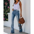 thumbnail image 5 of Sherrylily Women High Waisted Bootcut Flare Jeans with Wide Leg Stretch Denim Pants(Size 4-16), 5 of 6