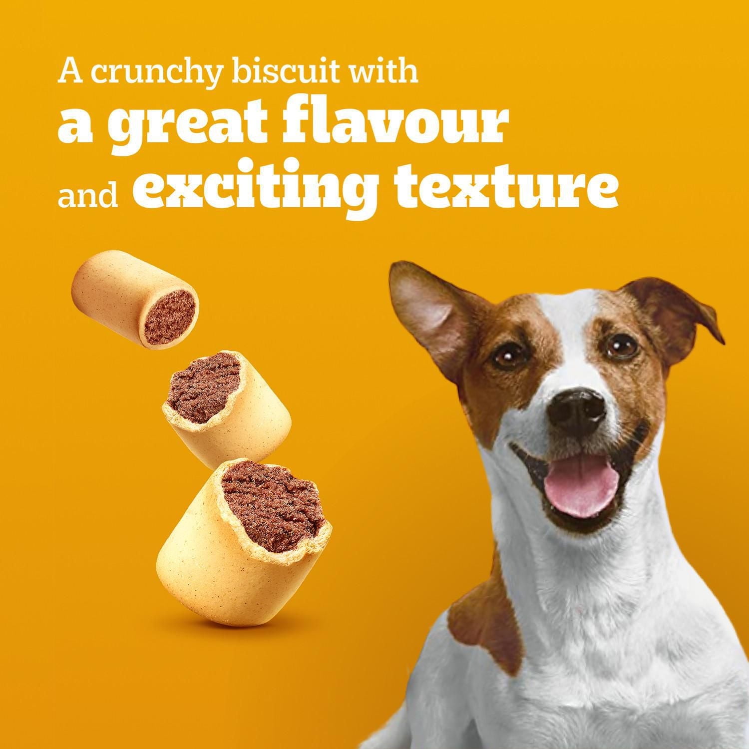 PEDIGREE Marrobone Adult Dog Treats – Bacon & Cheese Flavour with Real Bone Marrow - Vitamins Enriched, 680g Pouch