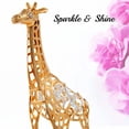 thumbnail image 6 of Matashi 24K Gold Plated Crystal Studded Long Necked Giraffe Ornament Tabletop Showpiece, Gift Ready for Christmas, Valentine's Day, Birthday, 6 of 6