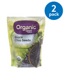 (2 pack) (2 Pack) Great Value Organic Black Chia Seeds, 12 oz