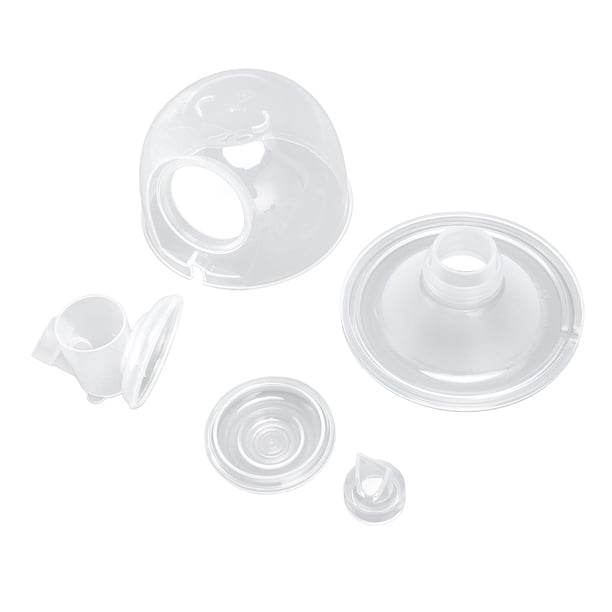 JUEGO DE ACCESORIOS PARAS DE EXTRADOR DE LECHE CON 1 Difragma de Silicona, Una Válvula de 3, 1 Carcasa, 1 Cubierta de Brida, 1 Válvula de Pico de Pato, Rendimiento