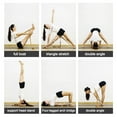 thumbnail image 3 of Yoga Band -Tool for Flexibility | Exercises | Yoga Belt Strap with Adjustable Metal Sliding Buckle, 3 of 5