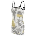 thumbnail image 5 of Ladies Elegant Sling Sleeveless Sexy Dress flowers, 5 of 6