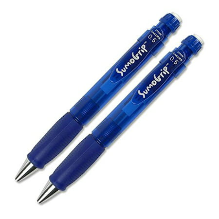 Sakura 50282 Sumo-Grip 0.5-mm Pencil with Eraser, Clear Blue