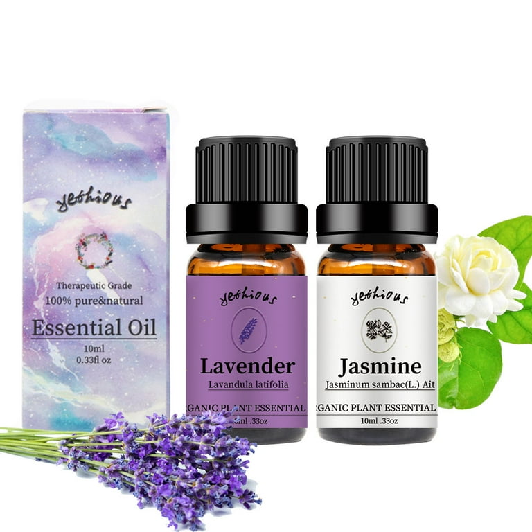 Pure Essential Oil of Jasmine and Lavender 