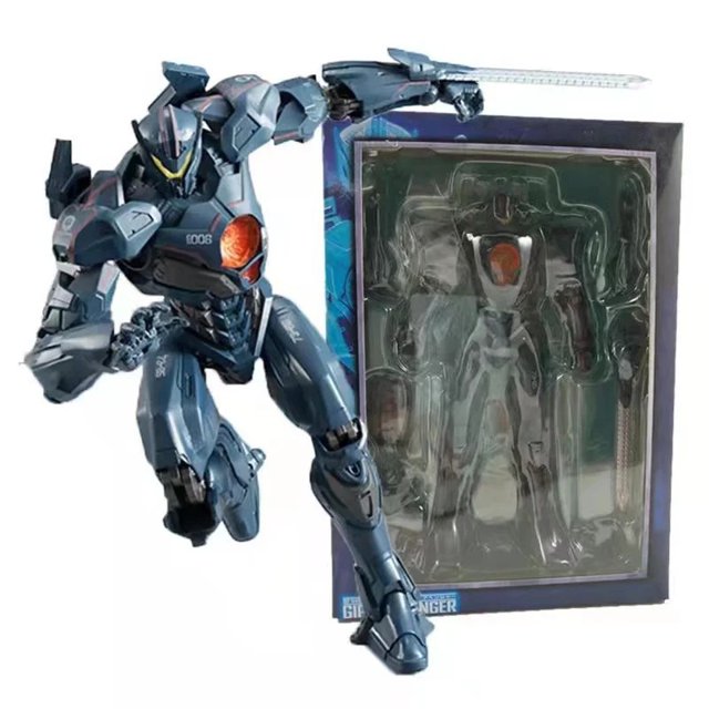 Pacific Rim Deluxe Edition Gipsy Danger Action Figure, Limited Movable Obsidian, Mecha Model, Children's Birthday Gift, 20CM