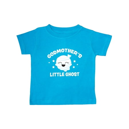 

Inktastic Cute Godmother s Little Ghost with Stars Gift Baby Girl T-Shirt