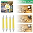 thumbnail image 3 of Christmas Decorations R7S High Brightness Led Horizontal Plug In Lamp 10W Dimming Glass Double Ended Lamp 78Mm All Round Lighting（4Pc）, 3 of 8