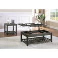 thumbnail image 2 of 1-shelf Rectangular End Table Grey, 2 of 7