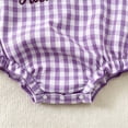 thumbnail image 5 of felwors Hallowween Smocked Baby Girl Clothes Bubble Romper Long Sleeve Pumpkin Vintage Doll Bodysuit Jumpsuit Fall Outfit, 5 of 7