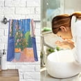 thumbnail image 7 of Yayeee 100% Cotton Hand Towels for Bathroom 16" x 28" Soft Absorbent Kitchen Towel, Blue Window, 7 of 7