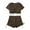 Brown, variant on Halter Bikini Tops for Women Pineapple Bikini Women's High Waisted Bikini Knot Scoop Neck Swimsuit Two Pieces Lace Up Bathing Suit Womens Bikini Women's Solid Backless Bikini with Cutout