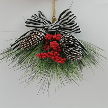 Holiday Time Long Needle Pine Hanging Christmas Ornament