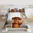 thumbnail image 2 of Castle Fairy Child Boys Girls Cute Otter Twin Comforter Sets,Cartoon Animal Bedding Set, 2 of 8