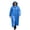 #186Blue, variant on Plus Size Womens Rain Jacket Lightweight Full Zipper Long Poncho With Hood Waterproof Windbreaker Raincoat With Pockets