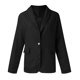 thumbnail image 2 of Gibobby Blazer mujer casual Blazer de ante sintético con cordón frontal abierto para mujer Chamarra delgado para mujer(Negro,XG), 2 of 4