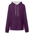 thumbnail image 5 of Lmnyox Oversized Hoodies for Women Long Sleeve Hooded Sweatshirts with Pocket Fall Loose Drawstring Pullover, 5 of 6