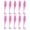 Pink and transparent-32mm, variant on 10Pcs Small Fishes Tail Swimbaits Lures Soft Fishing Lures Wobbler Artificial Swimbaits for Freshwaters and Saltwater