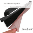 thumbnail image 2 of 200 x 70mm Sanding Block Vacuum Hand Sander Sponge Pad Dust Free with 4 Pcs Replacement Pad for Wood Polishing Car, 2 of 6