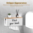 thumbnail image 5 of Solid Wood Paper Towel Dispenser Wall Mount, Commercial Paper Towel Holder with Lid Countertop, C-Fold, Z-Fold, Trifold Paper Towel Dispenser Hand Towel Holder for Bathroom and Kitchen, 5 of 11
