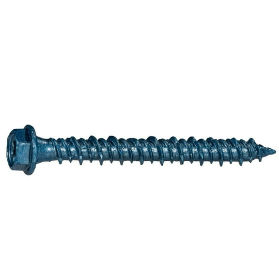 TorqueMaster 100 Piece 3/16" x 1-1/4" Rust Resistant Masonry Screws