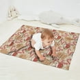 thumbnail image 2 of Beige Christmas Gingerbread Man Pattern Blanket,Comfortable Soft Flannel Throw Blanket,All Season,Warm Lightweight Blankets for Sofa Bed Couch Living Room Chair,30"x40", 2 of 4