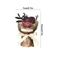 thumbnail image 3 of Zhmrfg Valentine's Day Decor Mini Pocket Flower Bouquet Rose Sunflower Everlasting Compact Portable Decor For Home Office Birthday Gift Valentine's Day Present For Lover Friend Thoughtful Gesture, 3 of 6