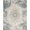 Gray Beige Blue, Pattern 14, variant on Design&I 8'x10' Washable Area Rug Beige Vintage Distressed Latticework Scroll Frame Border Boho for Dining Room, Large Office, Lounge, Snag-Free