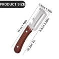 thumbnail image 3 of Zero Snag Peeler Premium Vegetable Peeler with Wooden Handle and Bottle Opener,Multi-Functional Vegetable Peeler for Kitchen,Kitchen Gadgets Tool for Fruit Pumpkin Peeling Potato Carrot Veggie Peeler, 3 of 7