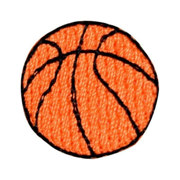 Mini/Small Basketball - Iron on Applique/Embroidered Patch