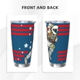 thumbnail image 3 of KLL Astronaut Runs Forward Print 40oz Stainless Steel Insulated Car Cup with Spillproof Lid - Keep Your Drink Hot or Cold on the Go-Straw Two-piece Set, 3 of 8