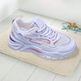 thumbnail image 2 of Zapatos de mujer jinwen PU cuero superior gimnasio zapatillas moda para viajar rosa 38, 2 of 8