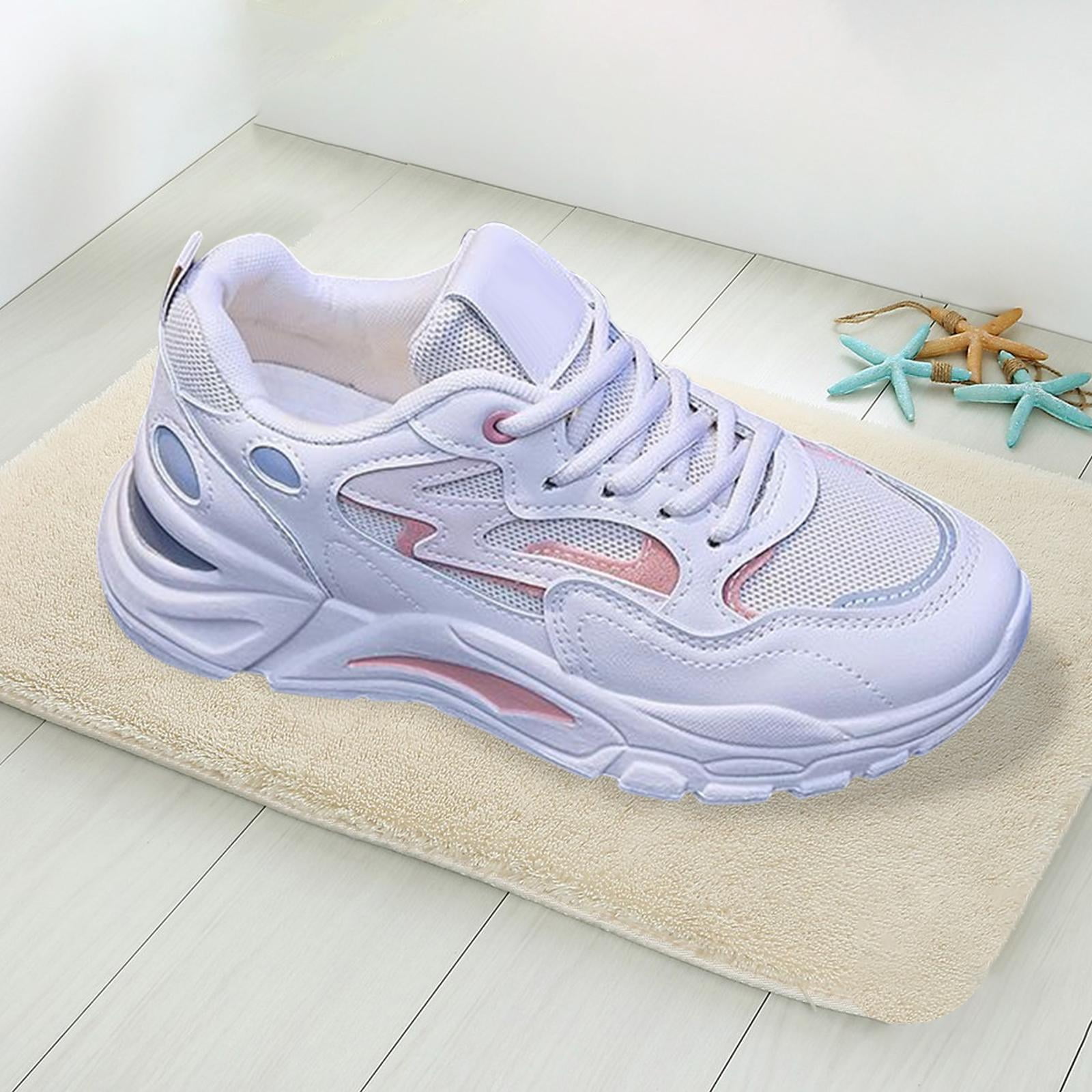 kusrkot Women s Hiking Shoes Trendy Lightweight Sport Trainers Girls Trainers Women s Pink 37 Walmart