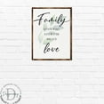 thumbnail image 3 of Family Love | Crazy, love, loud | Wooden Wall art | Contemporary d�cor | Living room Sign | Farmhouse d�cor - 310346, 3 of 9