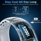 thumbnail image 3 of Neck Fan, Hands Free Bladeless Neck Fans Portable Rechargeable, 360 Cooling Neck Fan, for Travel, Outdoor, 3 of 5