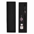 thumbnail image 2 of Pen de Cristal Dip Pen retro Elegante Flower Glass Signature Ink, 2 of 7