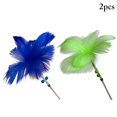 thumbnail image 1 of 2PCS Cat Feather Teaser Interactive Belle Chat Jouet Interactif Chat Teaser Baguette, 1 of 10