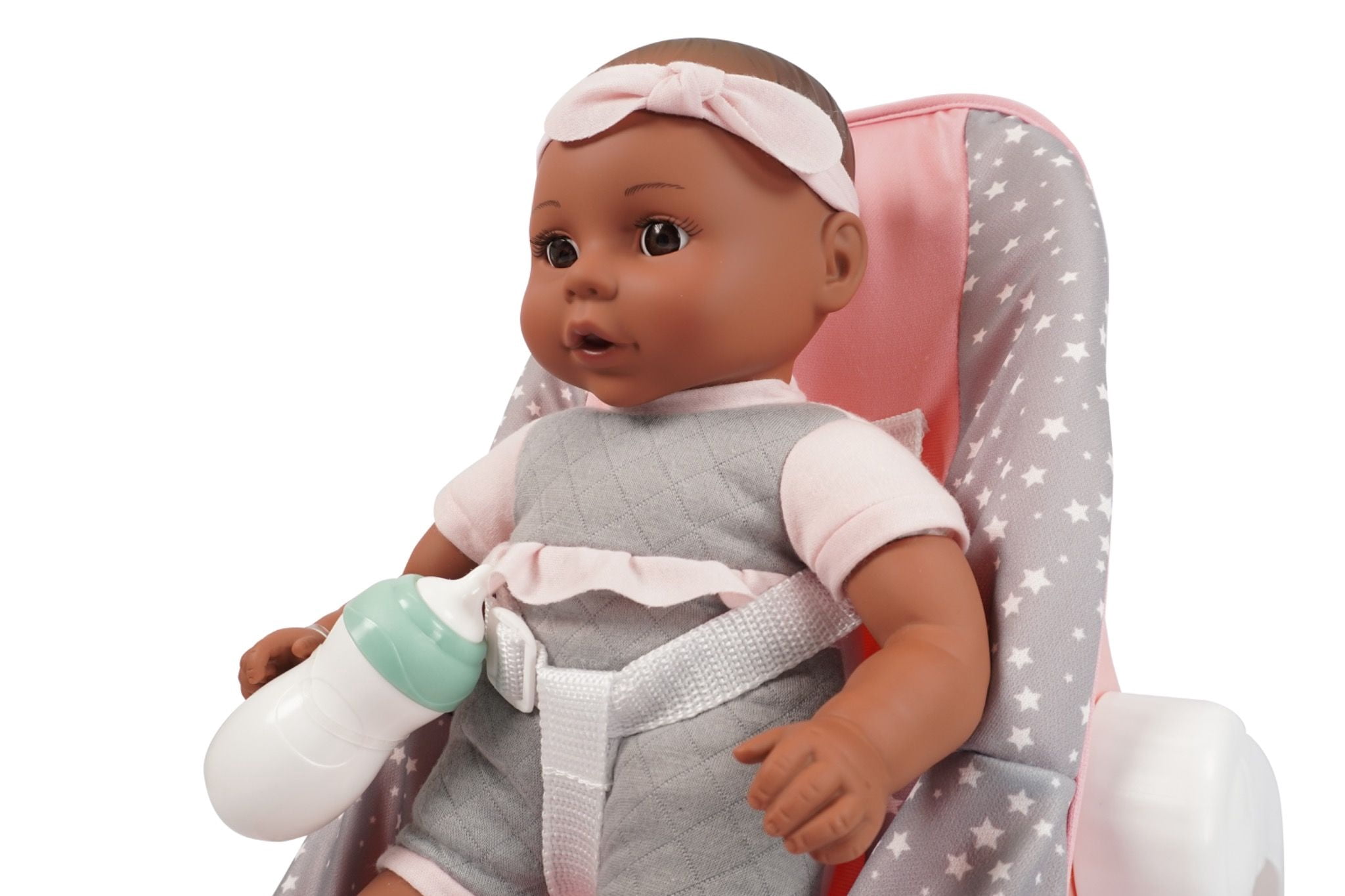 My Sweet Love Baby Doll Carrier Play Set, Deep Skin Tone, 14-inch, 3 Pieces