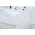 thumbnail image 5 of Elegant Decor Theo 72" Steel and Solid Wood Double Bathroom Vanity in White, 5 of 8