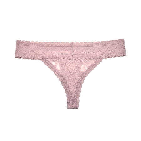 

Women’s Stretch Floral Lace Low Rise Thong