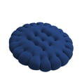 thumbnail image 1 of Almohada de lanzamiento de comodio de forma de galleta para sala de estar de la oficina meditación de sala de estar Azul, 1 of 8